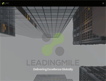 Tablet Screenshot of leadingmile.com